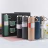 304 Stainless Steel Thermos Cup Set A Cover Multi-purpose Handle Carrying Cup Three-piece Water Cup Set