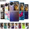 Для Find N3 Flip 5G Чехол Милый Прозрачный Жесткий ПК Задние Крышки для Oppo Find N3 Flip Расписные Корпуса Телефона N 3 Flip Funda Capa