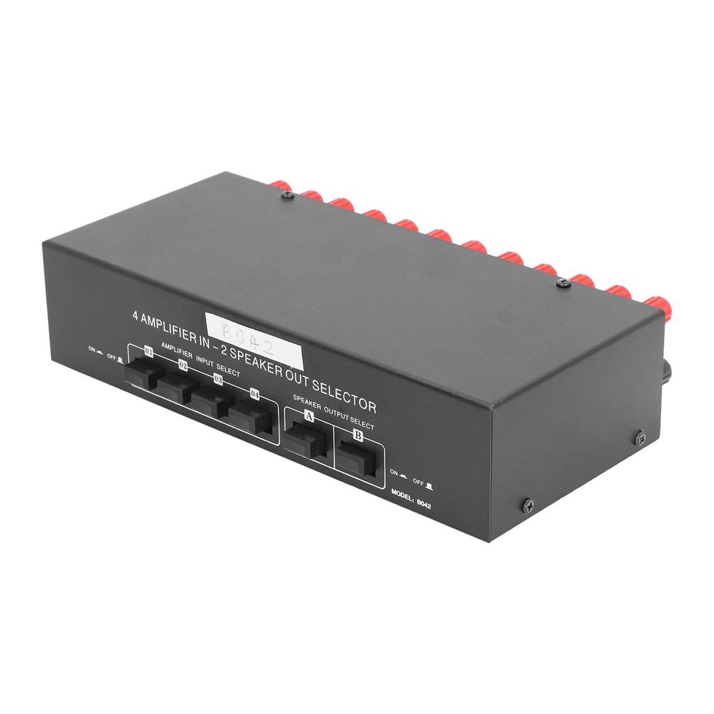 Пассивный селекторный переключатель 4 входа усилителя 2 выхода динамика o селекторный блок для воспроизведения музыки
