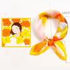 Silk Silk Small Square Scarf for Women Tying Hair Decoration