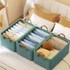 Foldable Fabric Storage Box for Clothes and Pants - Large Capacity Wardrobe Organizer