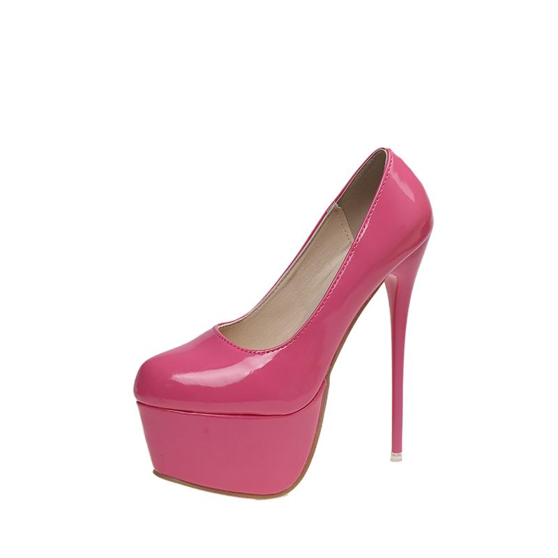 Модные Сексуальные Туфли на Высоком Каблуке с Круглым Носком для Женщин Свадебные Туфли на Платформе Клубная Вечеринка Модные Шпильки Мелкие Женские Туфли Zapatos Mujer