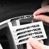 4 шт. Алюминиевые декоративные наклейки на диски колес автомобиля Для Mercedes Benz AMG W223 W213 W206 W464 W247 W167 W166 W222 W205 W204