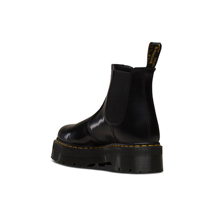 Dr. Martens 2976 Polished Smooth Platform Chelsea Boot Black Unisex Sneakers 24687001