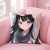 Anime Cartoon TTomorrows My GGirlG Cushion Cover Pillow Case Soft Skin Friendly Fabric  Concealed Zipper