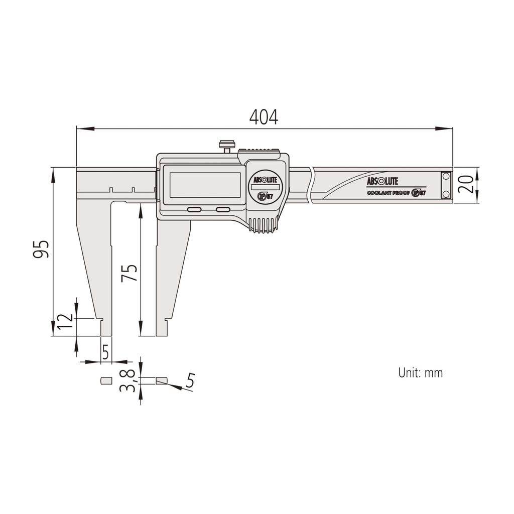 Штангенциркуль Mitutoyo тип C CDC-P30 550-331-20