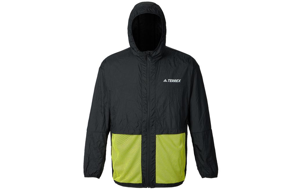 adidas Куртки Мужские Черные С Капюшоном Умеренные Прочие GN7601