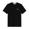 Comme DeS GarconS P1T226 1  Ax T226 051 1  Play Play Двойное Красное Сердце Waffen Мужская Футболка с Коротким Рукавом