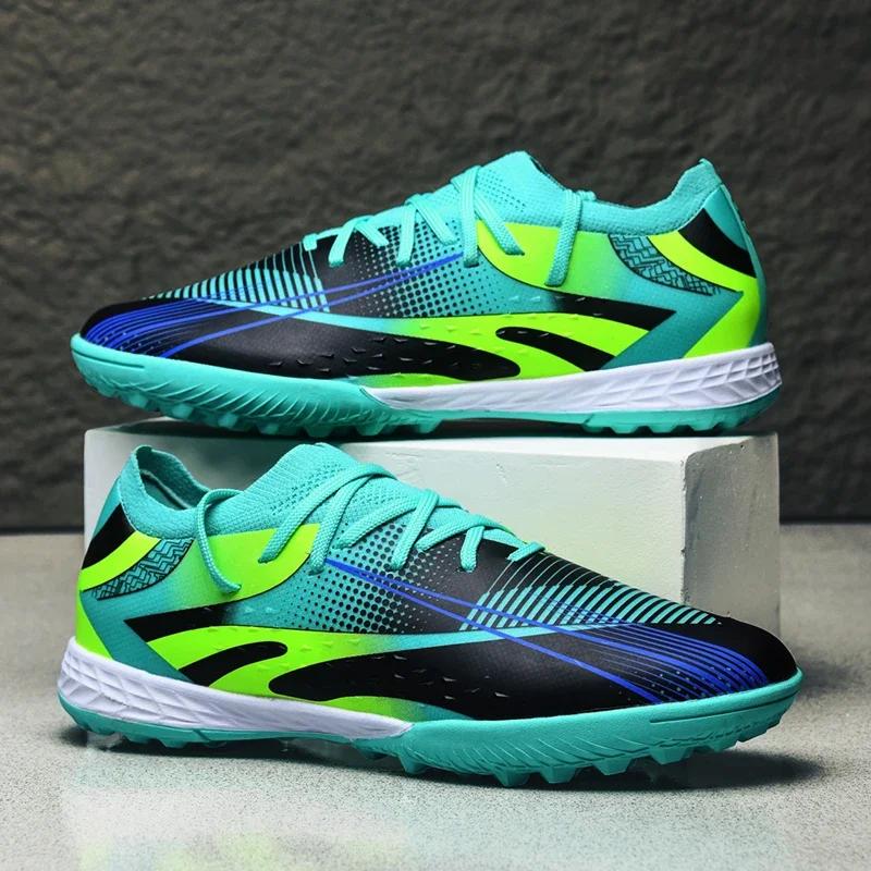 Детские футбольные бутсы Профессиональные футбольные бутсы для мужчин Легкие носки Уличные Нескользящие футбольные шипы Оригинальные кроссовки