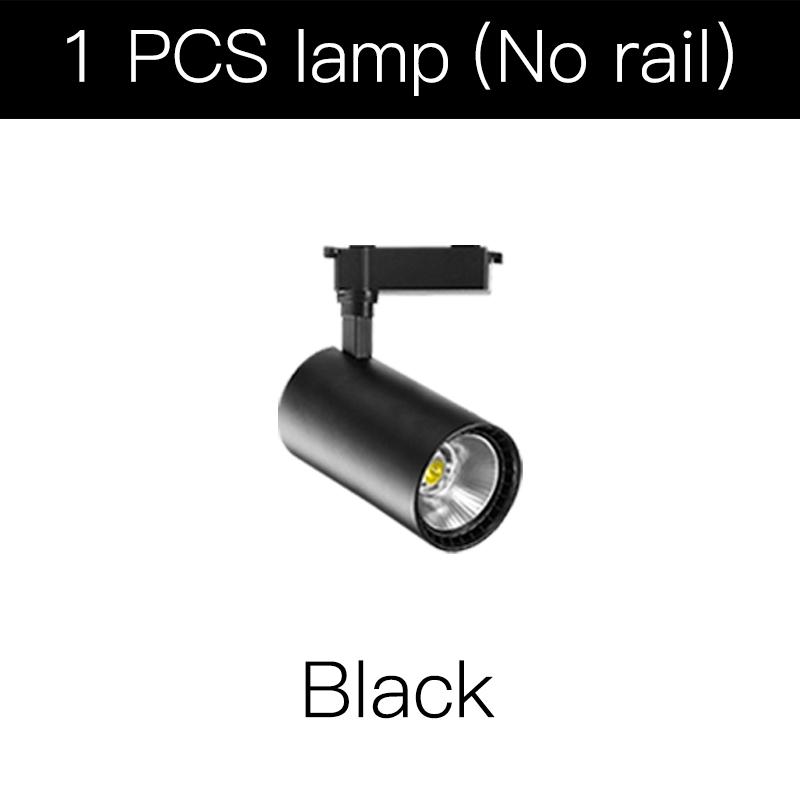 LED Track Light 220V Fixture Led Track Lamp Set Spot Lighting Fixture COB Spotlight Rail 12/20/30/40W For Store Kitchen Indoor