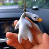 Color Changing Roast Duck Pendant Color Change Roasted Duck Goose Car Hanging Keychain Rearview Mirror Decoration