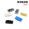 Свинья Радуга Детали MOC 93606 Скат Изогнутый 4 x 2 Строительные Блоки Кирпичи Набор Модель DIY Собирает Образовательные Высокотехнологичные Игрушки