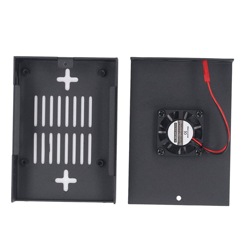 Охлаждающий корпус для Orange Pi 5 MAX Одноплатный компьютер из цинкового сплава Металлический охлаждающий корпус с вентилятором