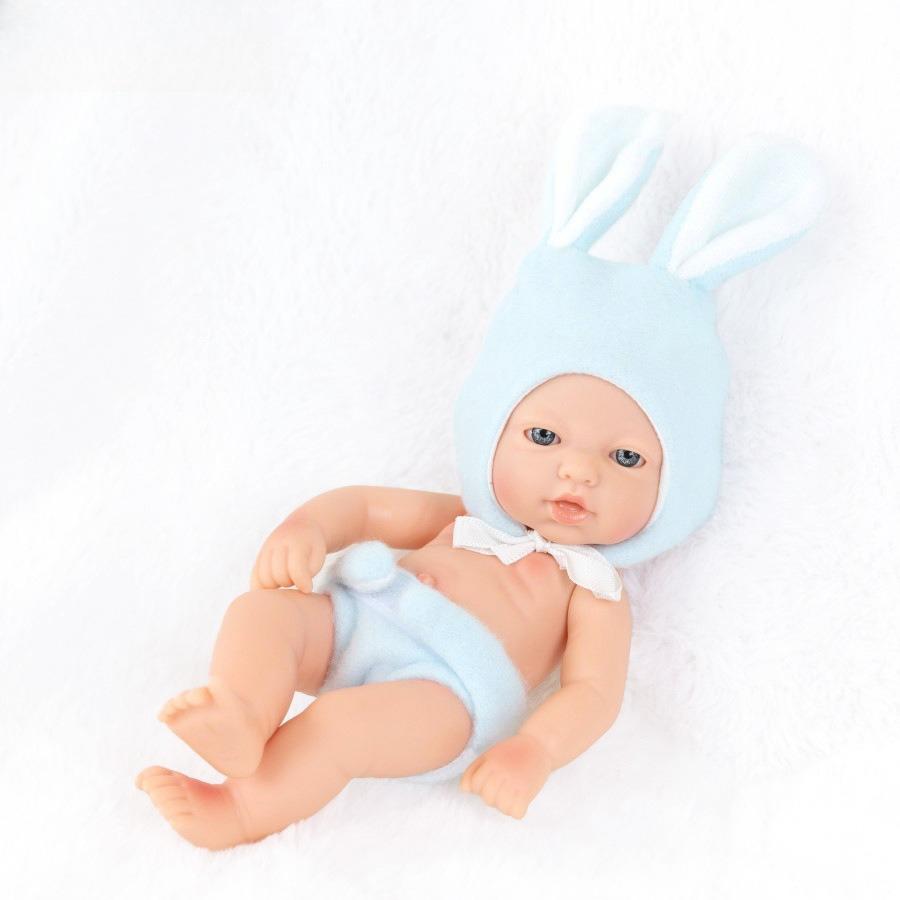7 Inch Reborn Baby Doll Soft Silicone Realistic Newborn Vinyl Toy for Kids Gift