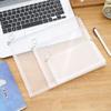 Файл-папка на молнии Прозрачный пакет для хранения Простая папка для документов Подарок