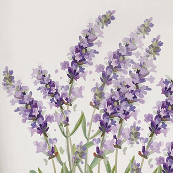 Лавандовая наклейка на унитаз, съемная самоклеящаяся водостойкая ПВХ гостиная, ванная комната, настенное искусство, фиолетовый цветок