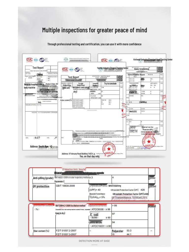 Romon Men's 3A Antibacterial Sun Protection Straight Leg Casual Pants