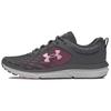 Charged Assert 10 Comfortable Casual Low-Top Running Shoes Women Sneaker Gray Pink 3026179-108
