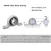 4/10Pcs Block Bearing KP08 KP000 KP001 KP002 KP003 KP004 Pillow Block Bearing Bore Ball Bearing Pillow Block Mounted Support