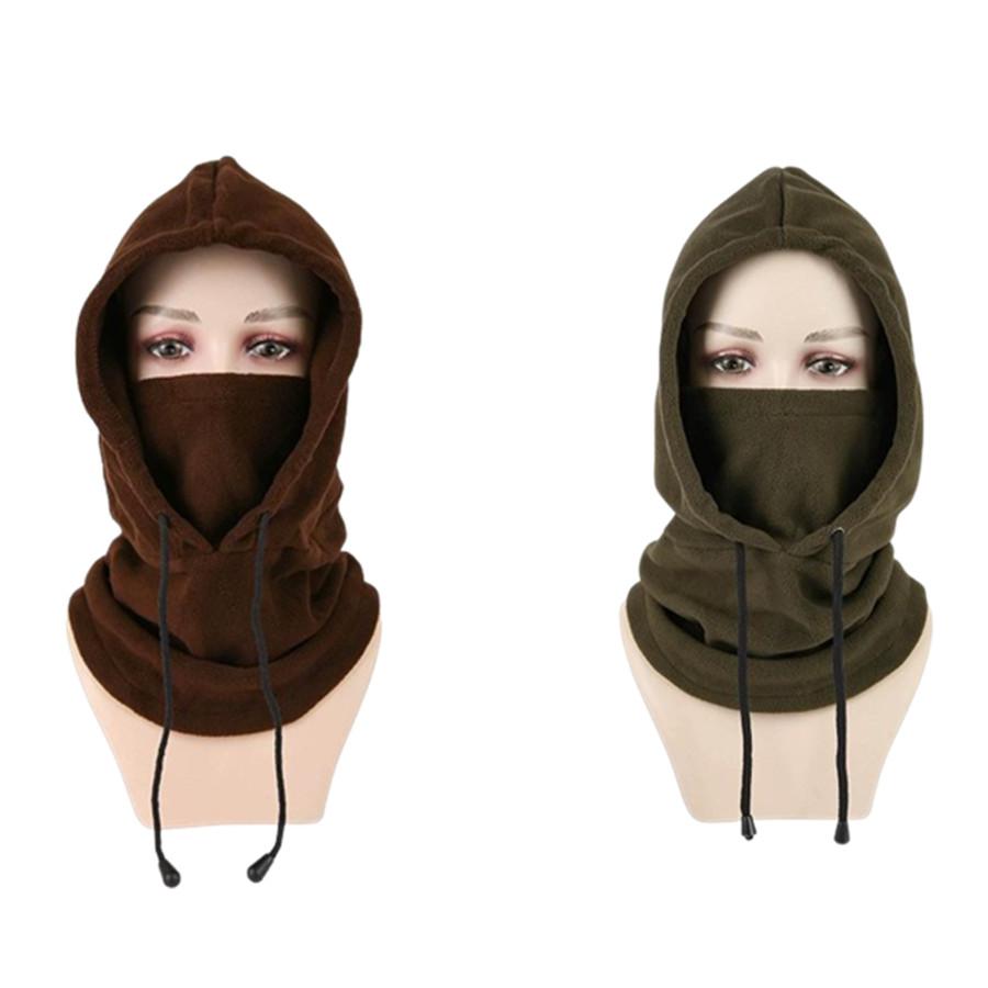 Warm Winter Cap Windproof Polar Cycling Balaclava Mask Adjustable Thermal Cold Proof Unisex Neck Cover Motocycle Ski Mask