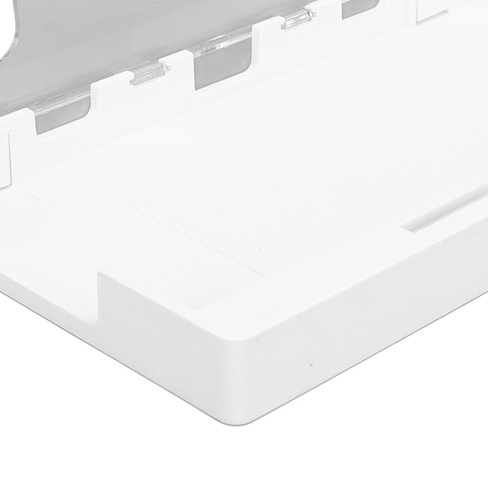 White Cell Phone Lock Box Portable Easy To Use Mobile Phone Holder Locker Lightweight ABS Self Control Lock Box Classroom