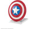 AVENGERS Captain America's Shield Model To Build - 3D - Metal with 2 Sheets - On 12x17 Cm Card