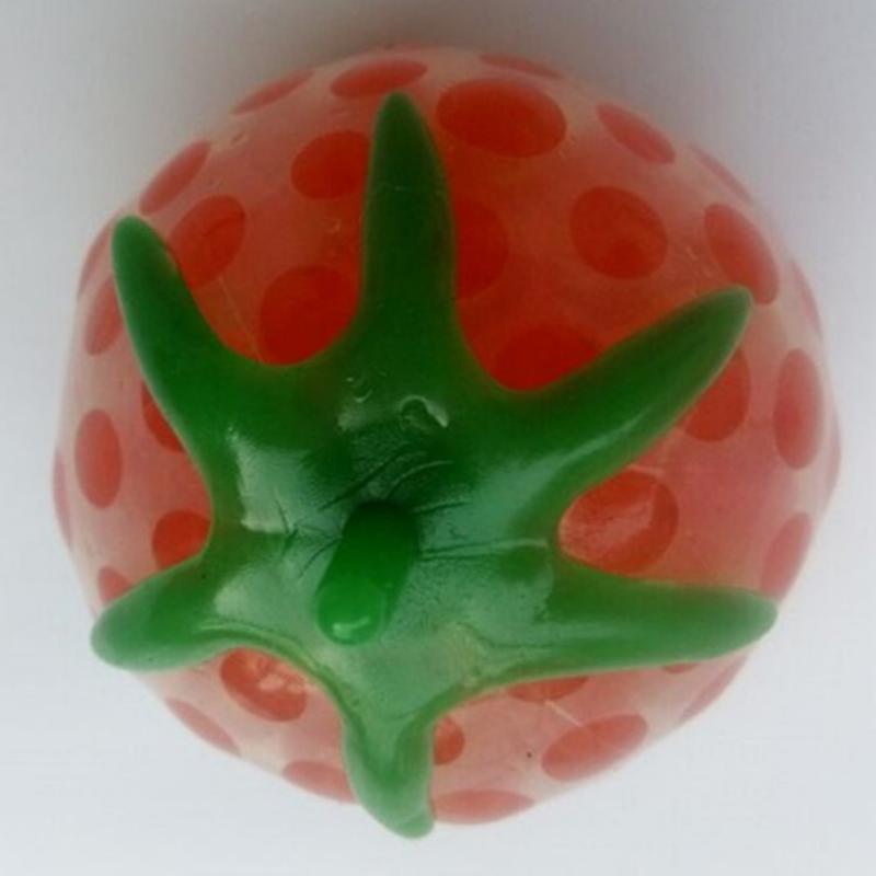 1 шт. Игрушки для снятия стресса, интерактивная игрушка для родителей и детей, рождественский подарок, губчатая клубника, шарик для снятия стресса, игрушка