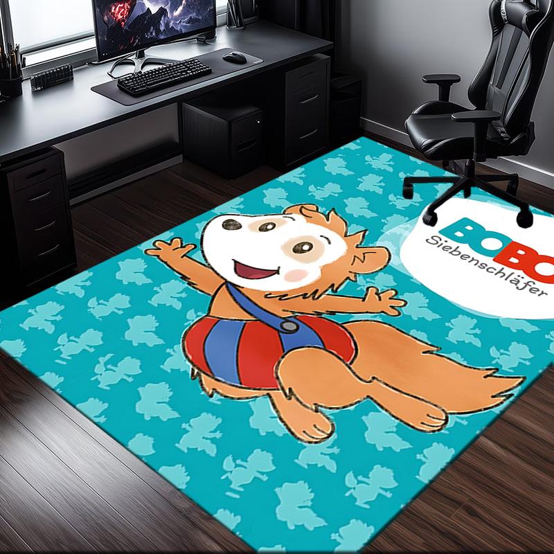 1PC Bobo Siebenschlafer Rug for Livingroom,Bedroom, Palyroom, Chair Rug, Area rug, Game Carpet, Large Size Rug Fan Christmas gift