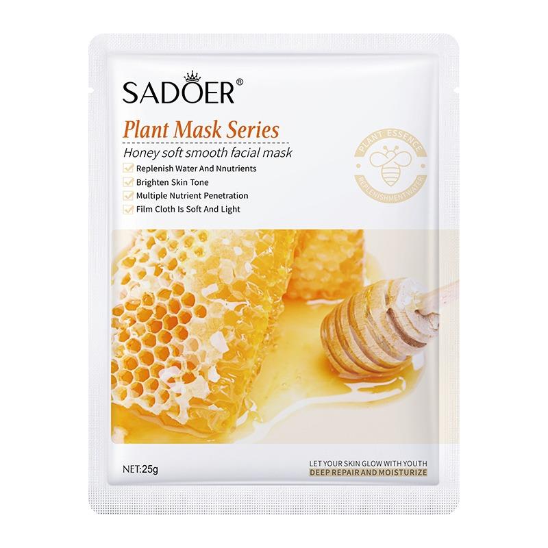 5 шт. Увлажняющая маска для лица с натуральными фруктовыми экстрактами - Разные вкусы | Интенсивное питание для бархатистой кожи
