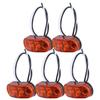 5 Pcs Trailer Marker Lights Durable Anticorrosion Good Tightness LED Car Truck Trailer for Clearance Lamp