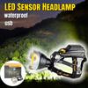 Powerful Led Headlamp Zoomable USB Rechargeable High Power Headlight Waterproof Output Super Bright Head Torch
