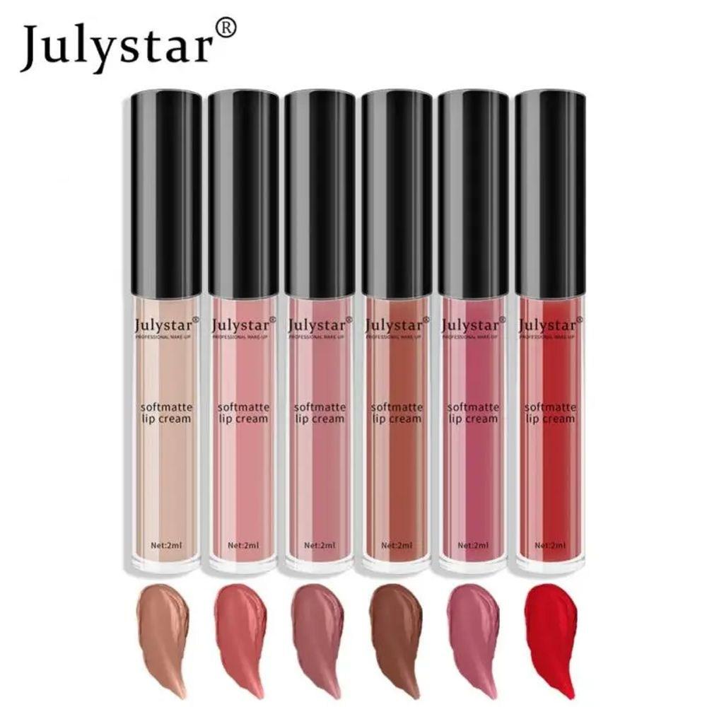 Women's Waterproof Matte Lipstick Brown Pigmented Dark Red Long Lasting Velvet Lip Gloss Balm Makeup Lip Gloss 1 To 10 Pieces, Style D 1pc, 10 Pieces