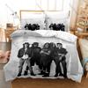 Pearl Jam Fan Merch Duvet Cover + 2 Pillowcases, Retro Band Pattern Soft Bedding Set Ideal Gift for Rock Lovers