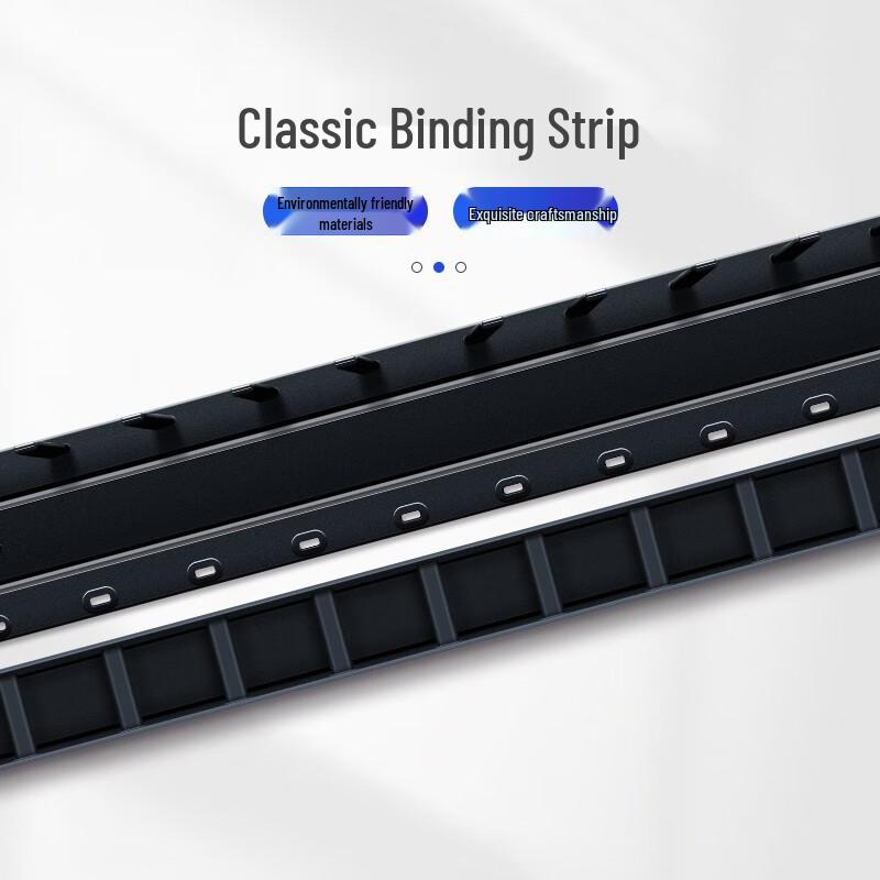 GOLDEN A4 10-Hole Plastic Binding Strips