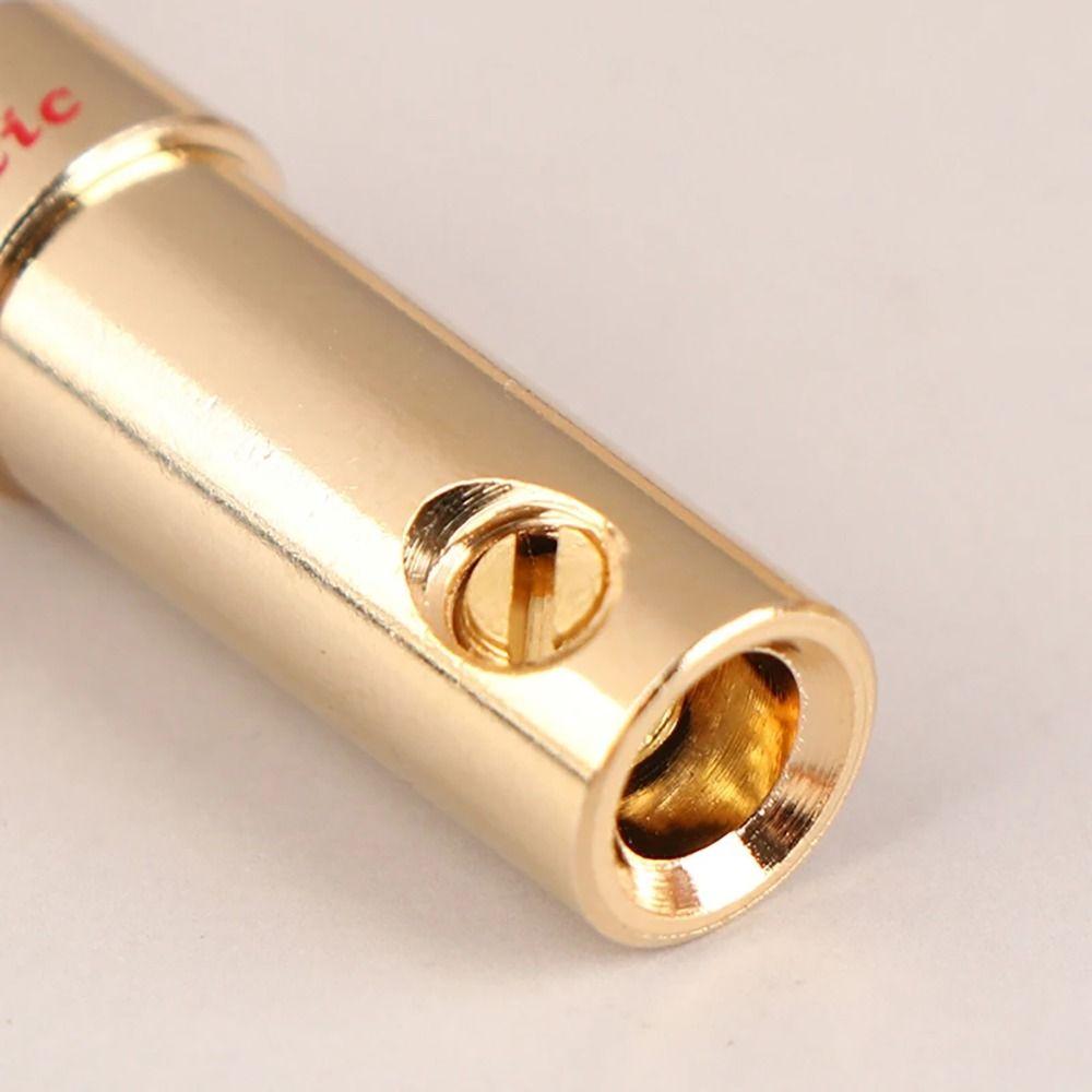 2 шт. Музыкальный акустический кабель Cross Banana Speaker Plug Black Red Audio Banana Connectors