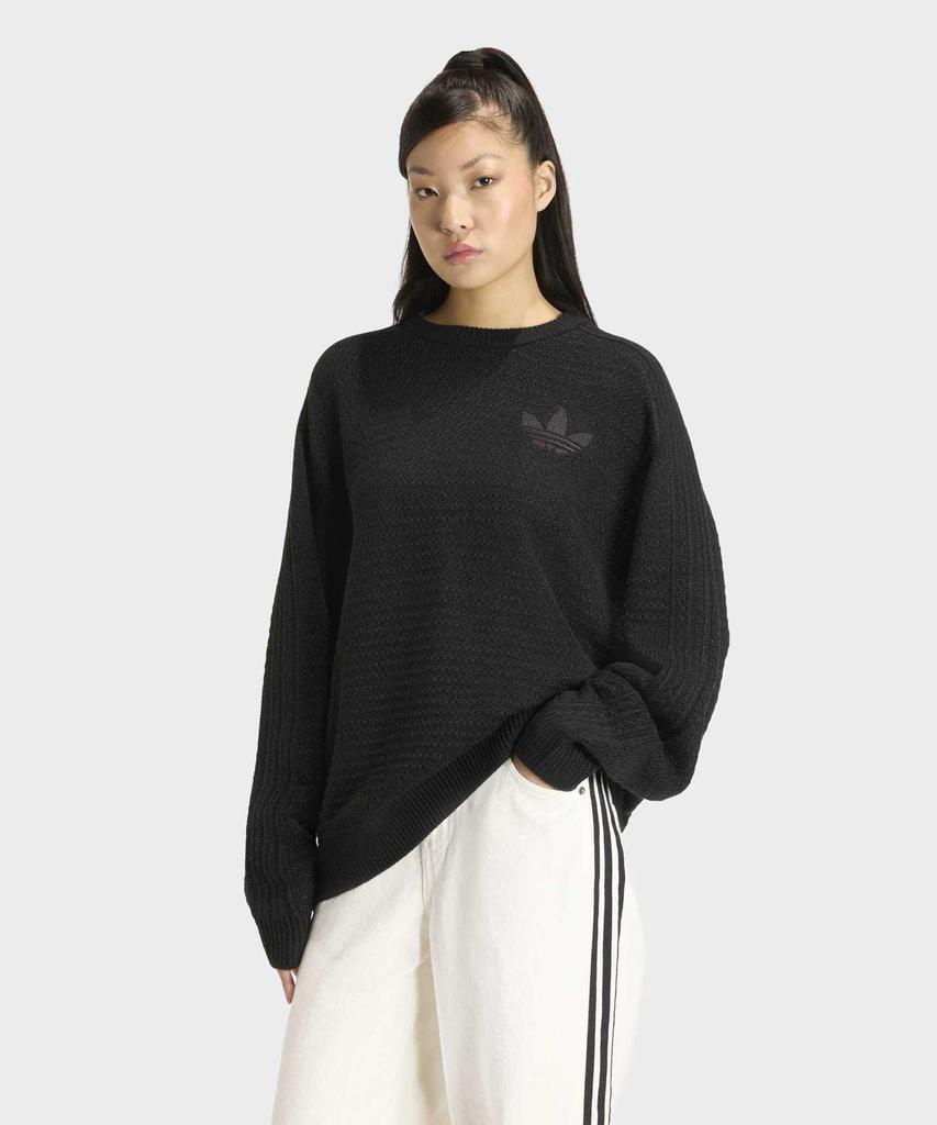 adidas Праздничный вязаный свитер - Черный / Ks6842