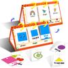 Big Sale 60 Shape Color Desktop Education Cards Color Shape Arrangement Combination Educational Toys Early Education