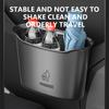 SEAMTAL 1.6L Car Dustbin Box Car Trash Can Seat Back Hanging Rubbish Bin Car Storage Organizer With Phone Holder Hooks