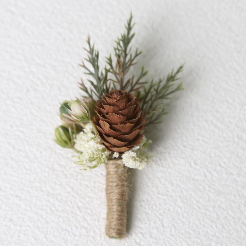 Свадебные принадлежности, сухие настоящие цветы, броши, мужское платье, аксессуары для корсажа, сухой цветок, цветок груди