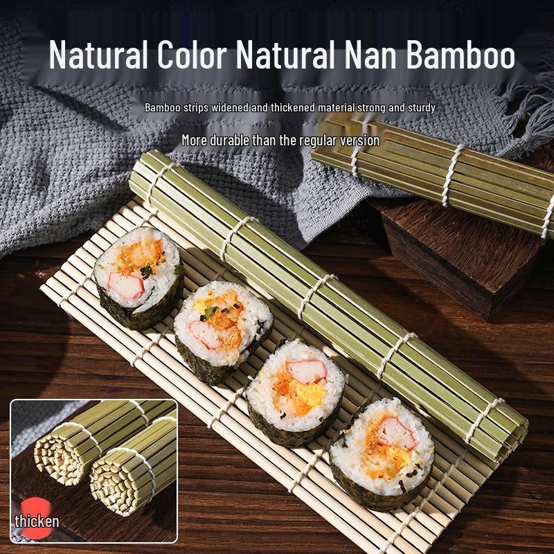 Коврик для роллов - Зеленый бамбуковый коврик для дома и коммерческого использования