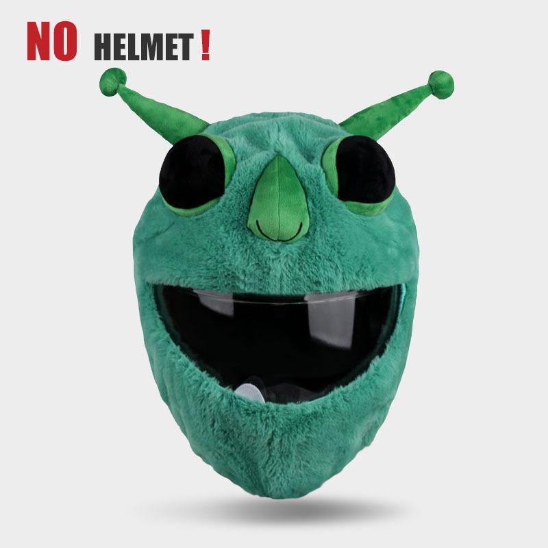 Чехол для мотоциклетного шлема, защитный головной убор, мультяшный плюшевый комплект для мотоцикла, защитный чехол на все лицо, защитный чехол для мотоцикла, кролик