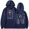 Худи с принтом The Rose Once Upon AWRLD World Tour 2025 Мужское Женское Хип-хоп K-pop Флисовый Пуловер Толстовки Подарок для Фанатов Streetwear