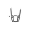 For KIA Soul -2025 Carbon Fiber Pattern Car Gear Shift Knob Console Panel Frame Cover Trim Car Accessories