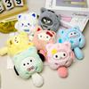 Милый брелок-брелок Sanrio Hello Kitty My Melody в костюме кошки, подвеска-шарм с несколькими персонажами, мягкая игрушка, подарок для девочек