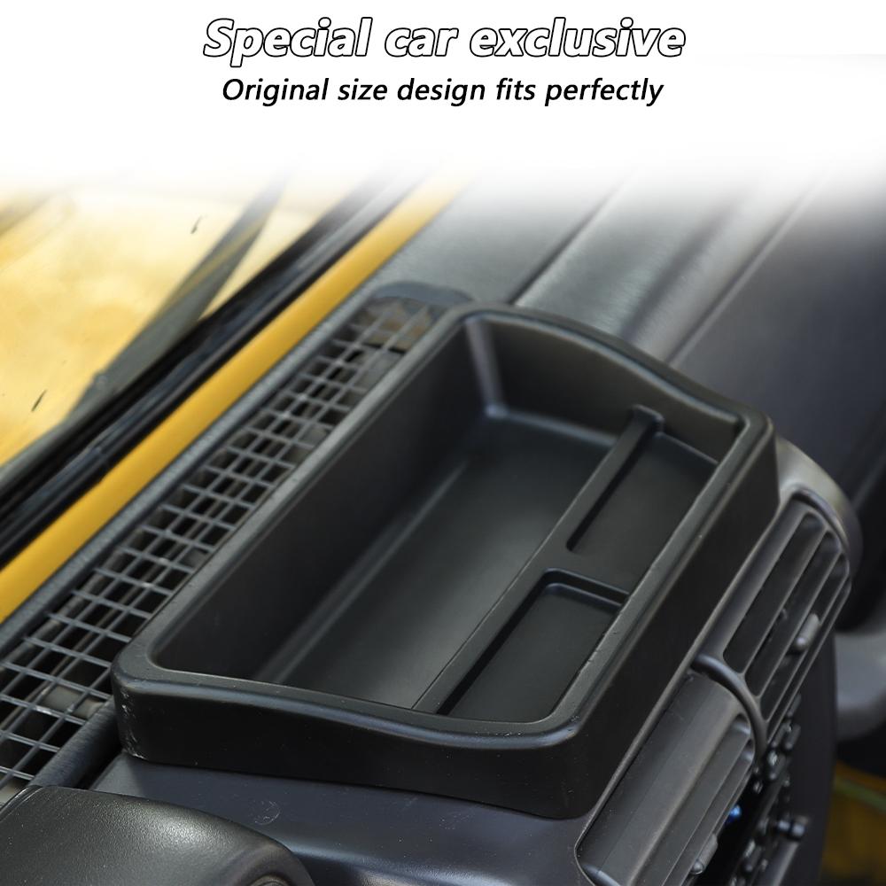 Ящик для хранения центральной консоли автомобиля, органайзер для приборной панели, лоток для Jeep Wrangler TJ 1997-2006, аксессуары, черный, 1 шт.