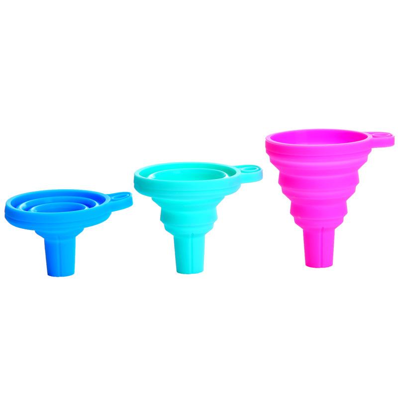 Mini Foldable Silicone Funnel for Household Oil Pouring