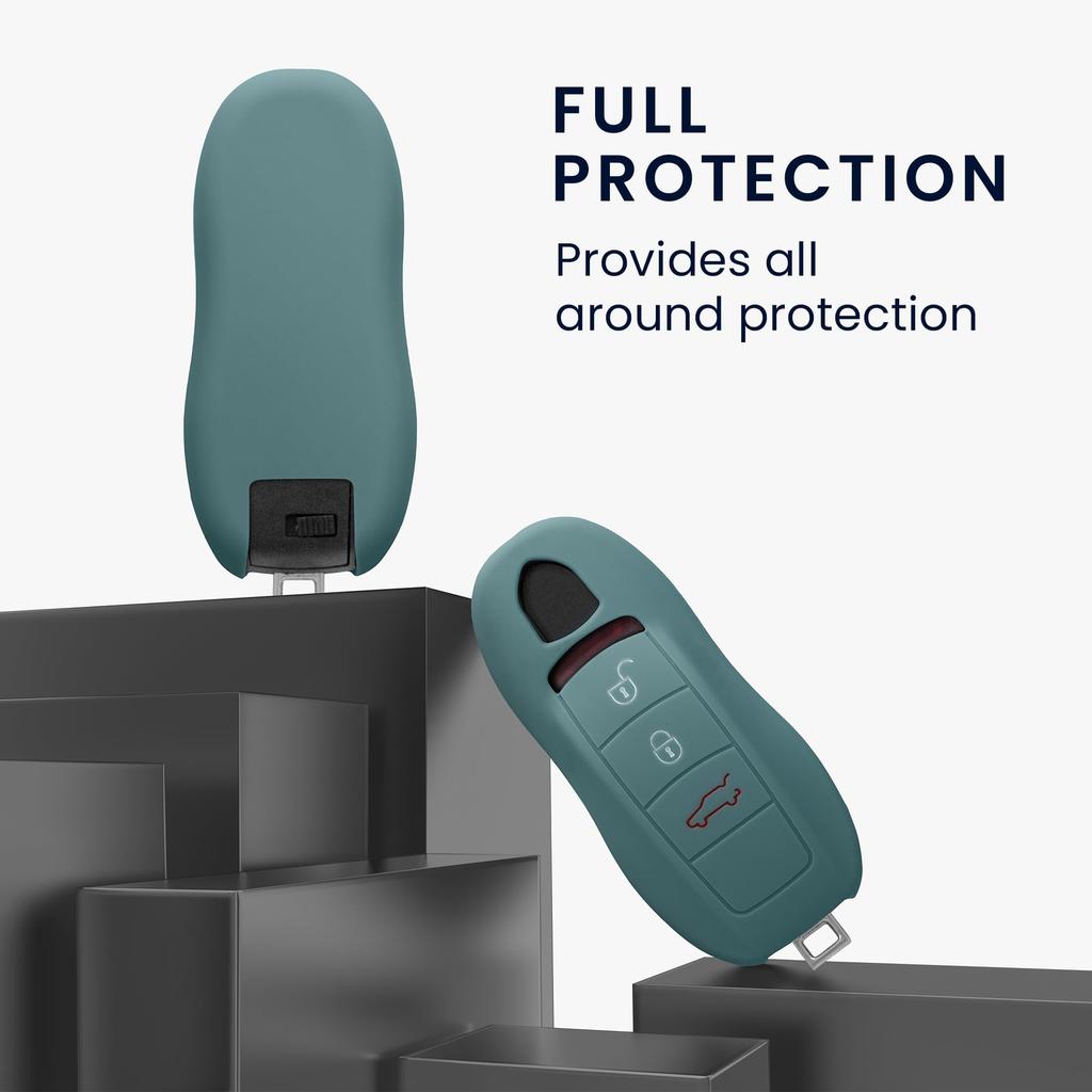 Чехол для ключа Porsche с тремя кнопками (Только модели, совместимые с бесключевым доступом) - Силиконовый чехол