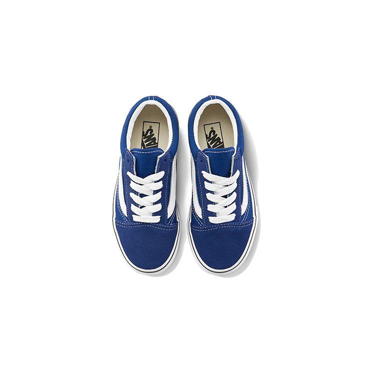 Vans Canvas Low top Kids' Skateboarding Shoes Blue Children Aged 3 7 Years Old VN0A4BUU2JO