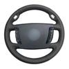 Black PU Faux Leather Handsewing Car Steering Wheel Cover for BMW 7 Series E65 E66 730Li 740Li 745Li 750Li 755ih 760Li 2001-2008
