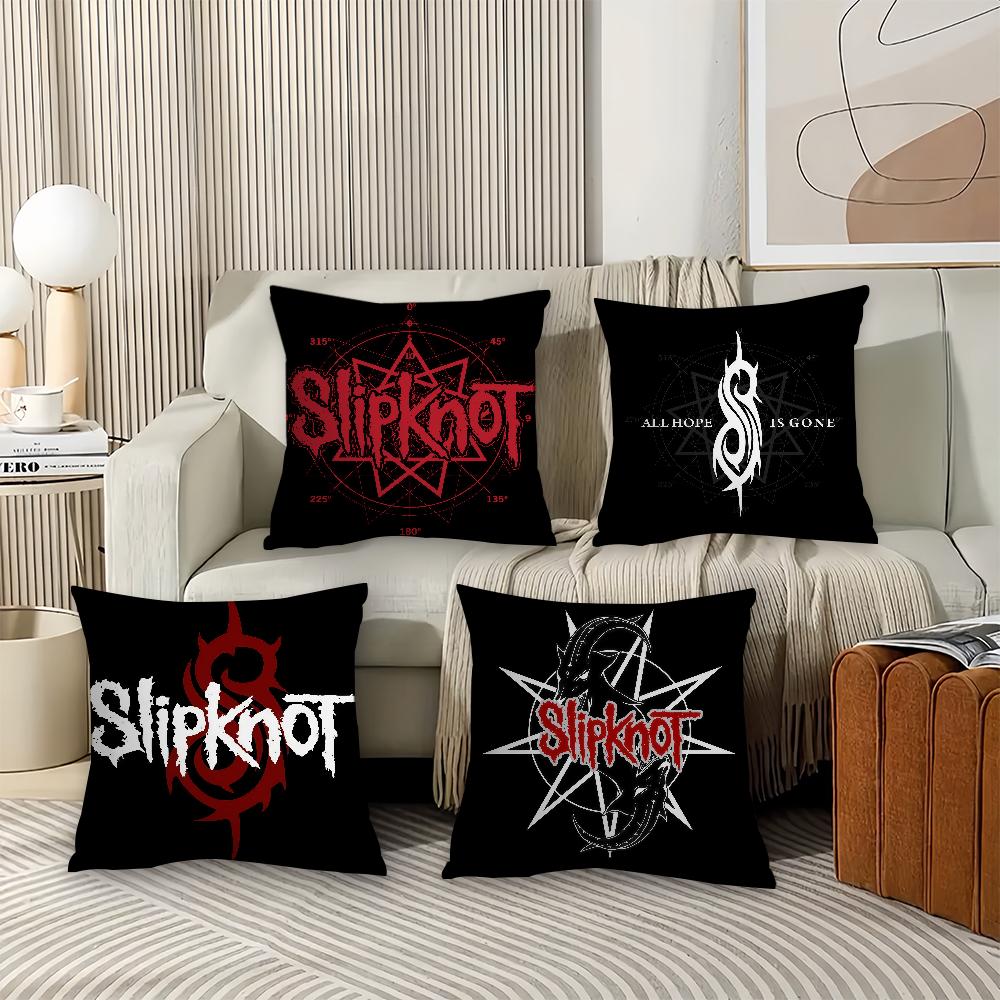 S-Slipknot Подушка с изображением Heavy Mental Music Наволочка Подходит для Спален Гостиных Автомобилей Домашний Декор